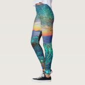 Aqua Mirage Seascape Leggings (Links)