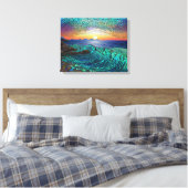 Aqua Mirage Seascape Leinwanddruck (Insitu (Schlafzimmer))