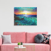 Aqua Mirage Seascape Leinwanddruck (Insitu (Wohnzimmer))