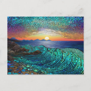 Aqua Mirage Seascape Postkarte