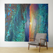 Aqua Mirage Seascape Wandteppich (Beispiel (Horizontal))