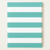 Aqua Monogram Fotolage Planer (Rückseite)