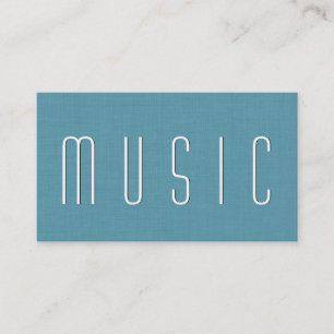 Aqua MUSIC TEACHER Simple Style V53 Visitenkarte