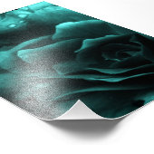 Aqua Nah aus einer Doppelbegonie Fotodruck (Ecke)