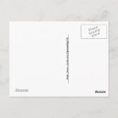 Aqua Nah aus einer Doppelbegonie Postkarte (Rückseite)