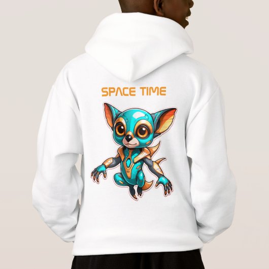 Aqua Niedlich Hoodie (Rückseite)