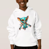 Aqua Niedlich Hoodie (Vorderseite)