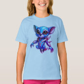 Aqua Niedlich T-Shirt (Vorderseite)