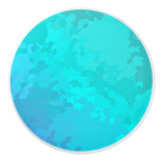 Aqua Ombre Keramikknauf (Vorderseite)