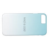Aqua Ombre Kind ist Cool Case-Mate iPhone Hülle (Rückseite (Horizontal))