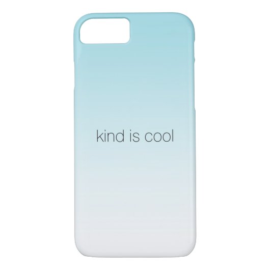 Aqua Ombre Kind ist Cool Case-Mate iPhone Hülle (Rückseite)