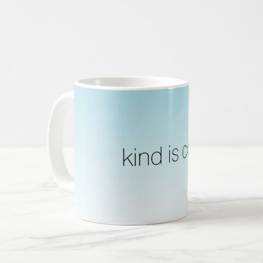 Aqua Ombre Kind ist Cool Kaffeetasse (Vorderseite Links)