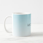 Aqua Ombre Kind ist Cool Kaffeetasse (Links)