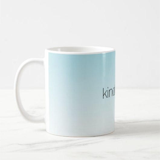 Aqua Ombre Kind ist Cool Kaffeetasse (Links)
