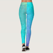 Aqua Ombre Leggings (Rückseite)