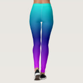 Aqua Ombre Leggings (Rückseite)