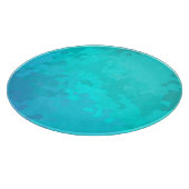 Aqua Ombre Schneidebrett (Ecke)