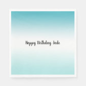 Aqua Ombre Serviette (Vorderseite)