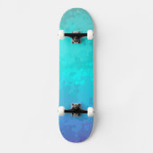 Aqua Ombre Skateboard (Vorderseite)
