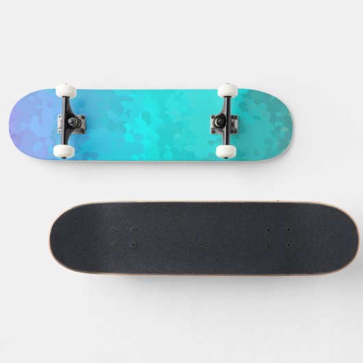 Aqua Ombre Skateboard (Horizontal)