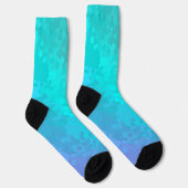 Aqua Ombre Telefonring Stand Socken (Rechts)