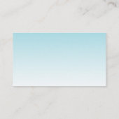 Aqua Ombre Visitenkarte (Rückseite)