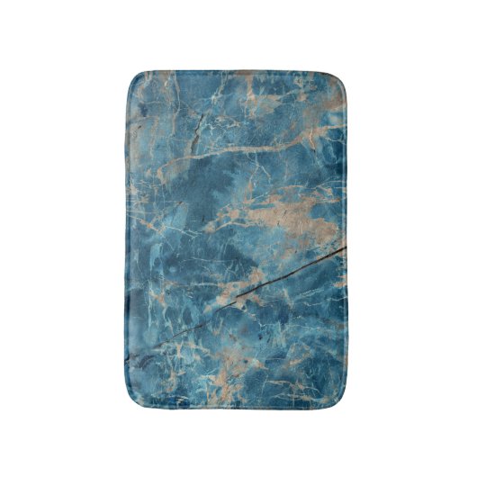 Aqua Onyx Marmor: Hochauflösendes Design. Badematte (Vorderseite Vertikal)