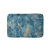 Aqua Onyx Marmor: Hochauflösendes Design. Badematte (Vorderseite)