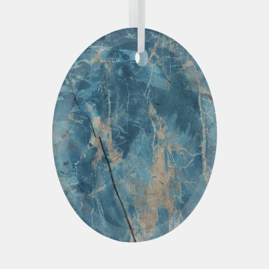 Aqua Onyx Marmor: Hochauflösendes Design. Ornament Aus Glas (Vorderseite Rechts)