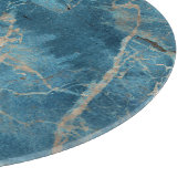 Aqua Onyx Marmor: Hochauflösendes Design. Schneidebrett (Ecke)