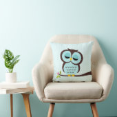 Aqua Owl Kissen (Stuhl )