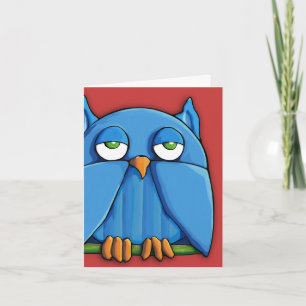 Aqua Owl rote Karte