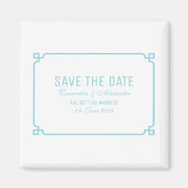 Aqua Paradise Deko Chic Save the Date Magnet