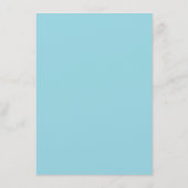 Aqua Paradise Deko Chic Wedding Info Card Begleitkarte (Rückseite)