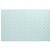 Aqua Parisian Damask Muster Fabric Stoff (Yard (91,4 cm))