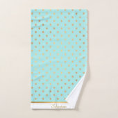 AQUA PASTEL SPOT PERSONALISIERT TOWEL SET (Handtuch)