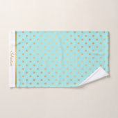 AQUA PASTEL SPOT PERSONALISIERT TOWEL SET (Handtuch)