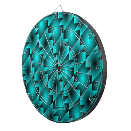 AQUA PATTERN DESIGN DARTSCHEIBE (Vorderseite rechts)