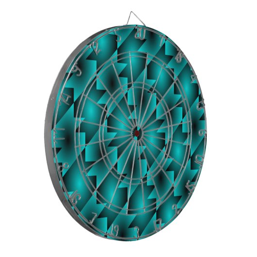 AQUA PATTERN DESIGN DARTSCHEIBE (Vorderseite Links)