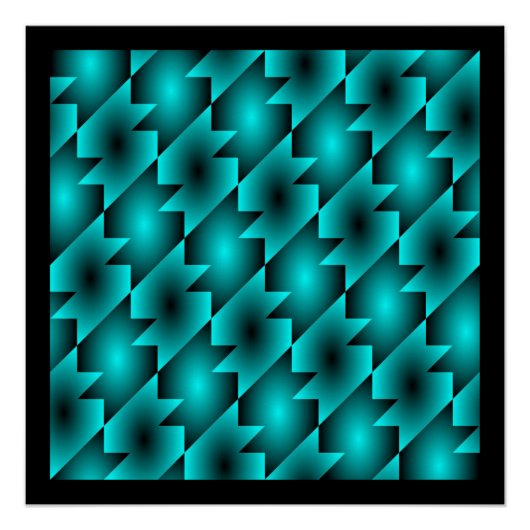 AQUA PATTERN DESIGN POSTER (Vorderseite)