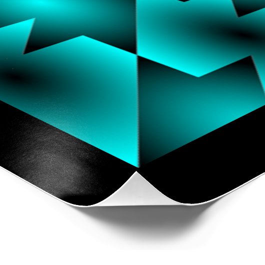 AQUA PATTERN DESIGN POSTER (Ecke)