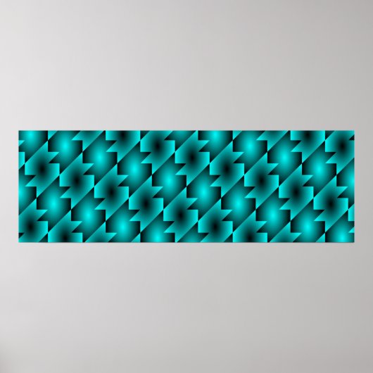 AQUA PATTERN DESIGN POSTER (Vorne)