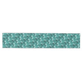 Aqua Pattern Table Runner Mittelgroßer Tischläufer (Horizontal)
