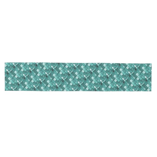 Aqua Pattern Table Runner Mittelgroßer Tischläufer (Horizontal)