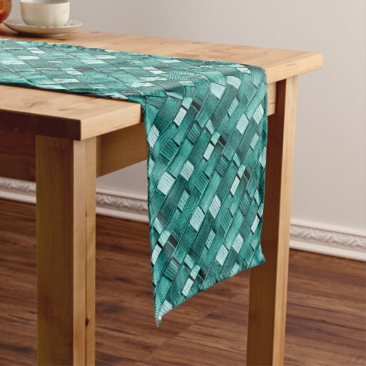 Aqua Pattern Table Runner Mittelgroßer Tischläufer (Beispiel)