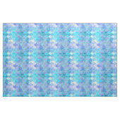 Aqua Pearlescent & Gold Mermaid Scanner Muster Stoff (Fat Quarter (45,7 x 55,9 cm))