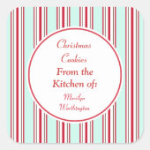 Aqua Peppermint Kitchen Stickers (Vorderseite)