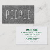 Aqua PERSONAL-BERATER einfache Art V57 Visitenkarte (Vorne/Hinten)