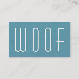 Aqua PET CARE Business Simple Style V63F1 Visitenkarte