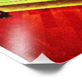 Aqua Piano Fotodruck (Ecke)